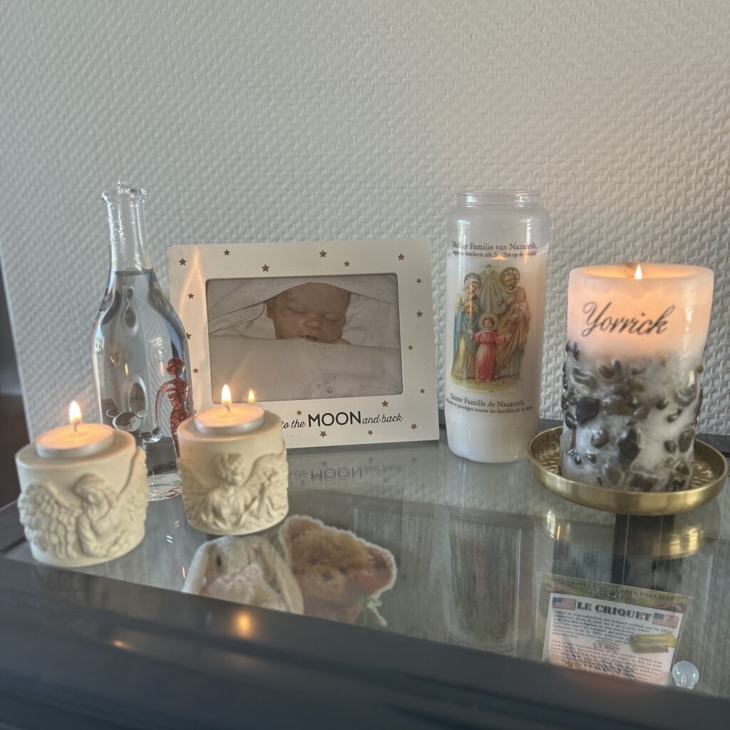 Kaarsje branden voor mijn mama