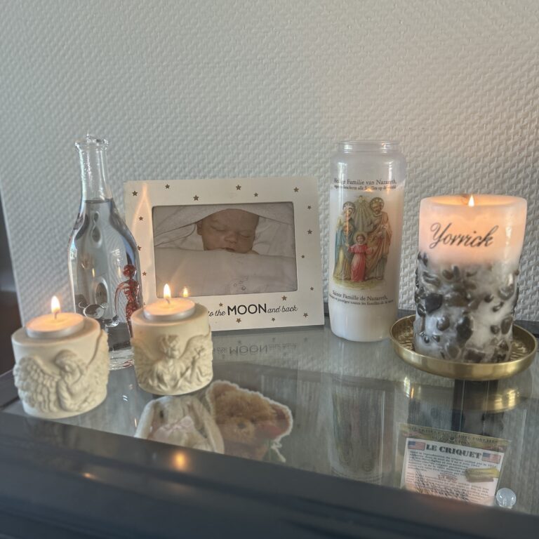 Kaarsje branden voor mijn mama